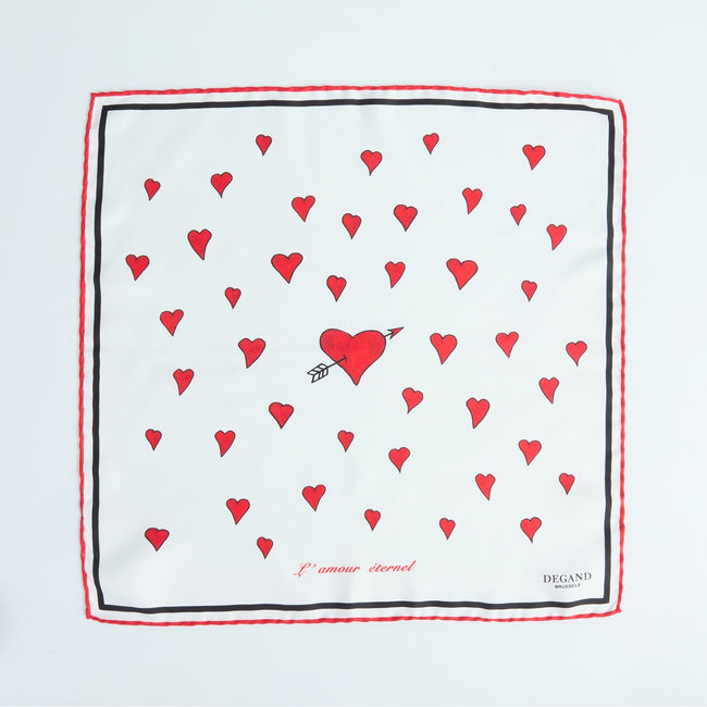 Pocket Square – TO LOVE Silk Limited Edition by Emily Degand-100781957