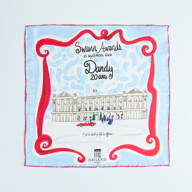 Pocket Square – Dandy Swan Awards Silk-10020533