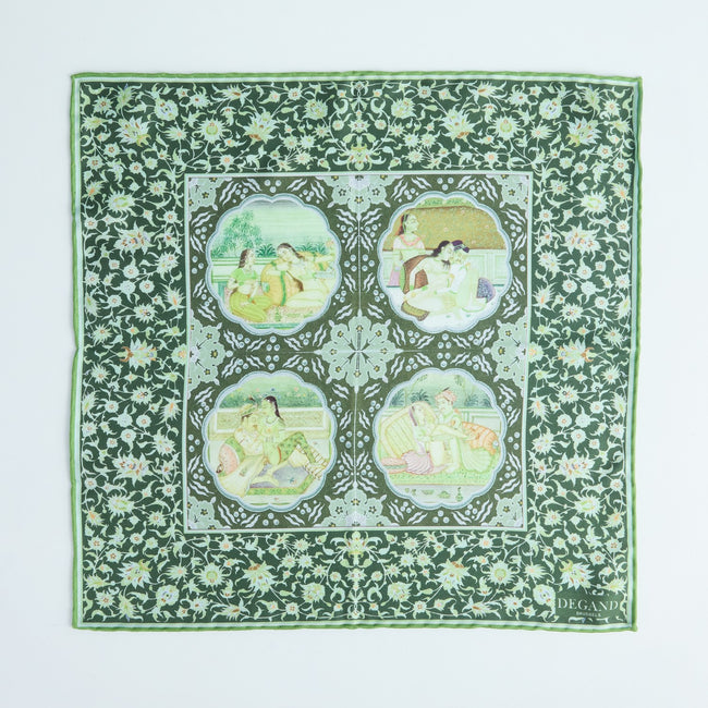 Pocket Square – Kamasutra 4 Scenes Silk-10071583