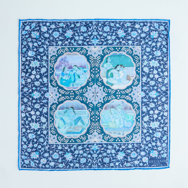 Pocket Square – Kamasutra 4 Scenes Silk-10071583