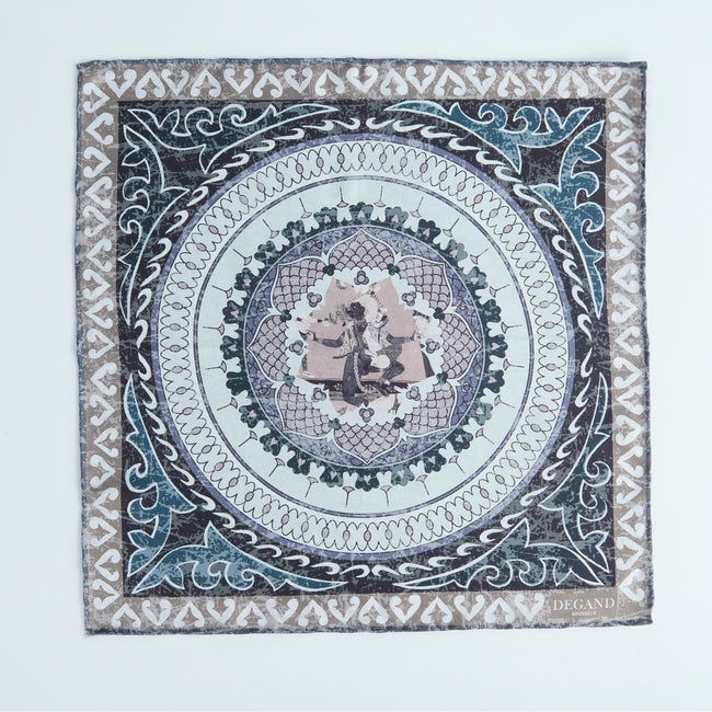 Pocket Square – Colorful Kamasutra Silk-10071590