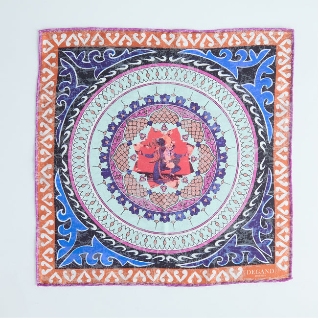 Pocket Square – Colorful Kamasutra Silk-10071590