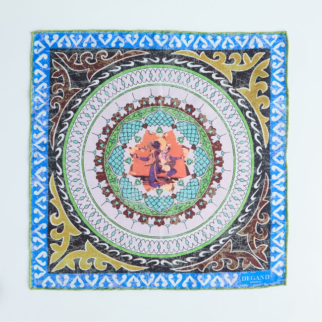 Pocket Square – Colorful Kamasutra Silk-10071590
