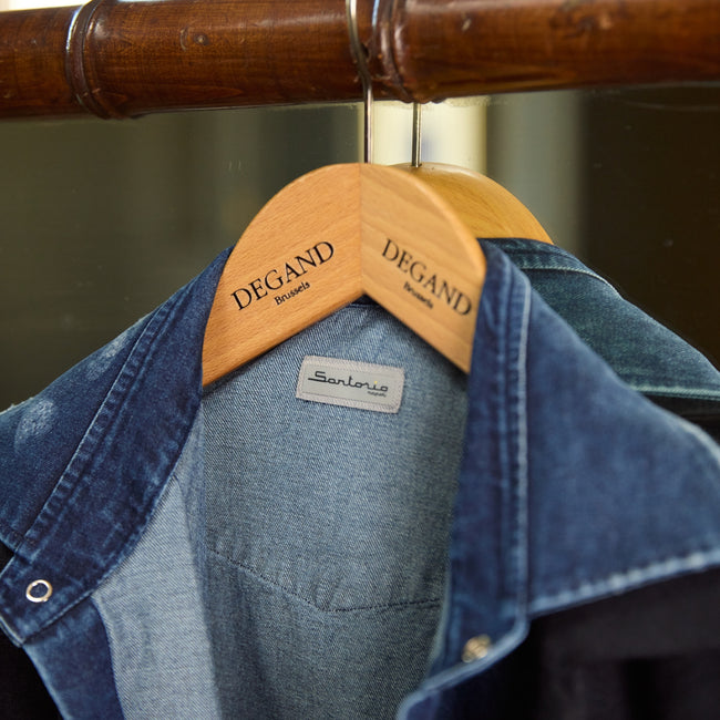 Shirt – Denim Cotton, Single Cuff, Snap-Button, Regular Fit