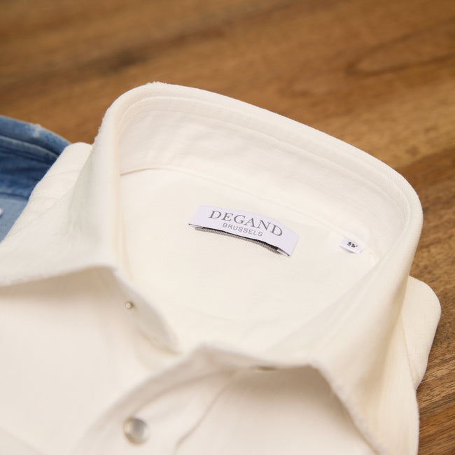 Shirt – Denim Cotton, Single Cuff, Snap-Button, Regular Fit