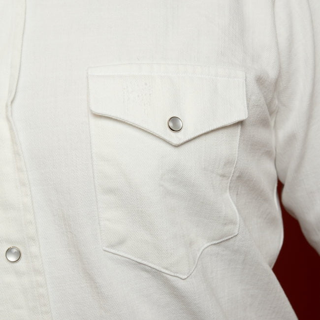 Shirt – Denim Cotton, Single Cuff, Snap-Button, Regular Fit