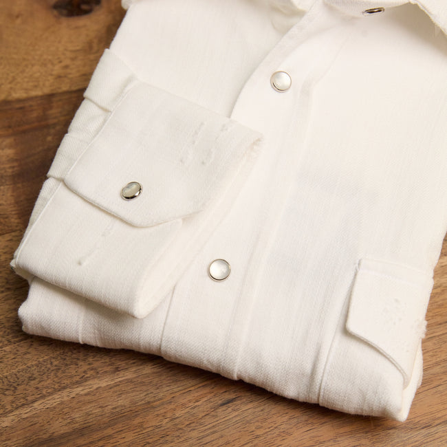 Shirt – Denim Cotton, Single Cuff, Snap-Button, Regular Fit