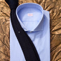 Shirt - Striped Cotton Single Cuff Regular Fit