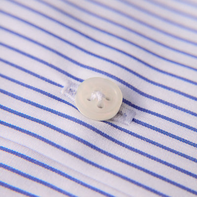 Shirt - Striped Cotton Single Cuff Regular Fit