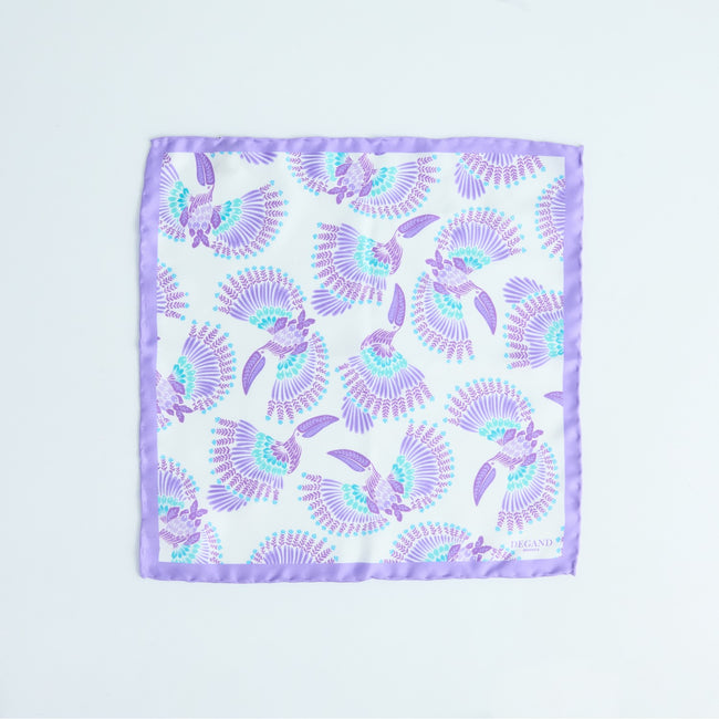 Pocket Square – Colorful Toucans With Border Silk-100736923