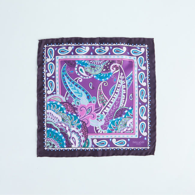 Pocket Square – Paisley Fancy Silk-100736925