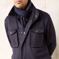 Field Jacket – ARIEL Cashmere, Patch Pockets & Snap Buttons
