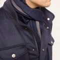Field Jacket – ARIEL Cashmere, Patch Pockets & Snap Buttons