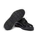 Brogue Medallion Derbies - Leather & Rubber Lug Soles Lace-Ups
