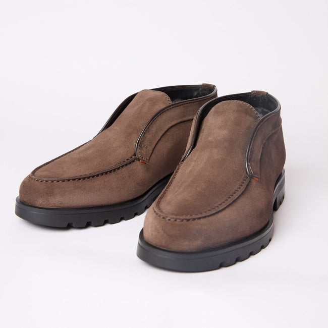 Desert Boots - Suede & Thick Rubber Soles + Apron, Fur-Lined