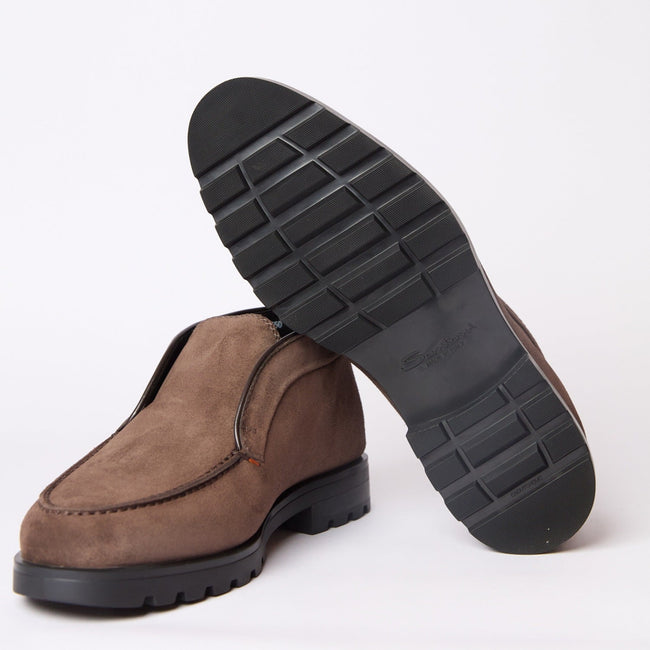 Desert Boots - Suede & Thick Rubber Soles + Apron, Fur-Lined