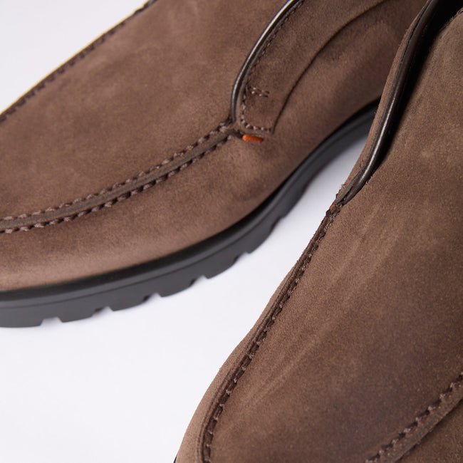 Desert Boots - Suede & Thick Rubber Soles + Apron, Fur-Lined