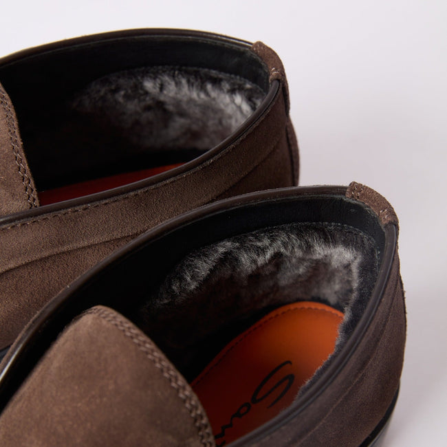 Desert Boots - Suede & Thick Rubber Soles + Apron, Fur-Lined