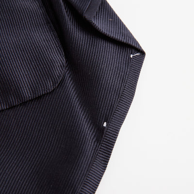 Tie – Silk Seven-Fold With Inner Pocket + Red Heart Pendant