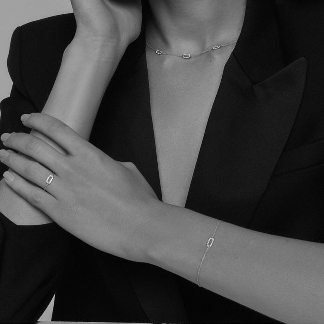 Bracelet – CELESTE White Gold & Diamonds