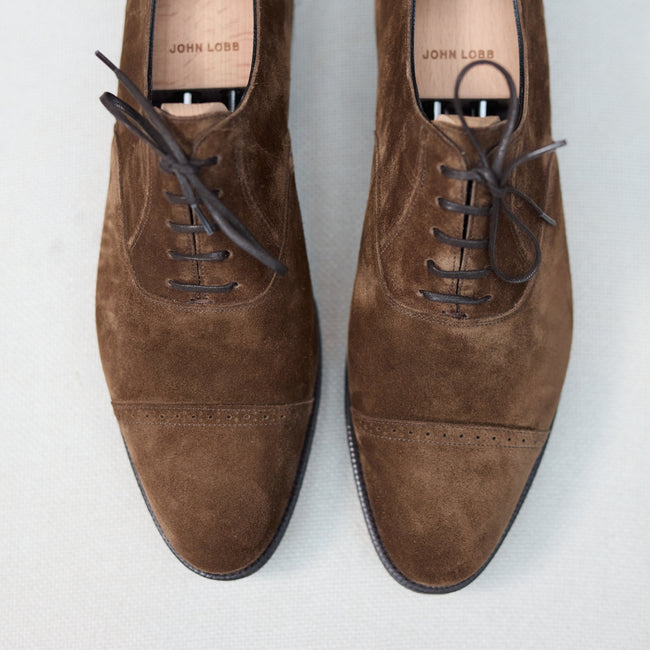 Oxfords – PHILIP II Suede & Prestige Leather Soles Lace-Ups