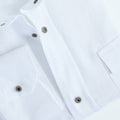 Shirt – Linen Single Cuff Decorative Snap buttons