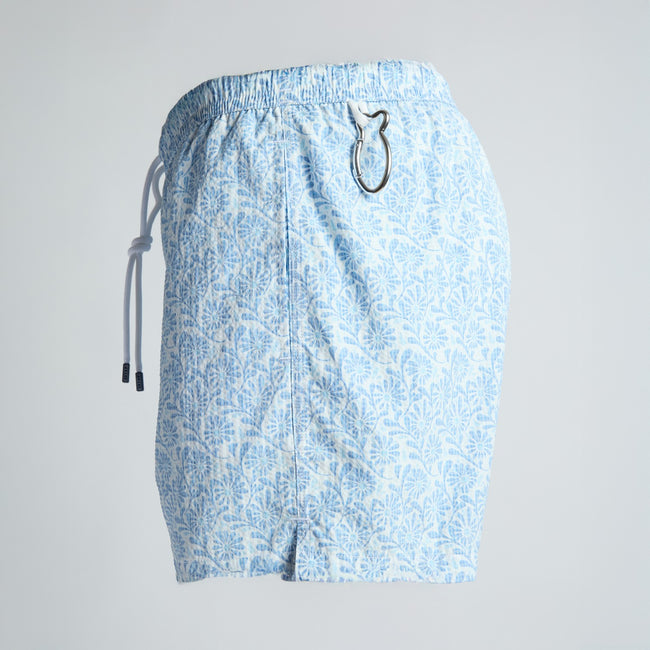 Swim Shorts – MADEIRA AIRSTOP Textured Seersucker Flowers Pattern Microfiber-100780310