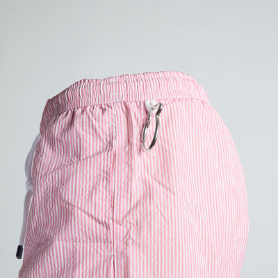 Swim Shorts – MADEIRA AIRSTOP Textured Seersucker Striped Pattern Microfiber-100780323