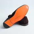 Penny Loafers – CARLO Suede & Thin Leather Soles + Apron--100782694