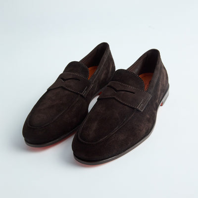 Penny Loafers – CARLO Suede & Thin Leather Soles + Apron--100782694