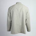 Jacket – Wool, Cotton & Silk Deconstructed Mao Collar Buttoned-100782898