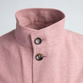 Jacket – Wool, Cotton & Silk Deconstructed Mao Collar Buttoned-100782898