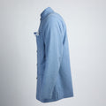 Jacket – Wool, Cotton & Silk Deconstructed Mao Collar Buttoned-100782898