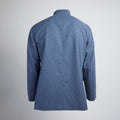 Jacket – Wool, Cotton & Silk Deconstructed Mao Collar Buttoned-100782898