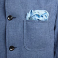 Jacket – Wool, Cotton & Silk Deconstructed Mao Collar Buttoned-100782898