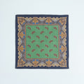 Pocket Square – Paisley Print With Border Linen-100783174