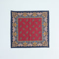 Pocket Square – Paisley Print With Border Linen-100783174