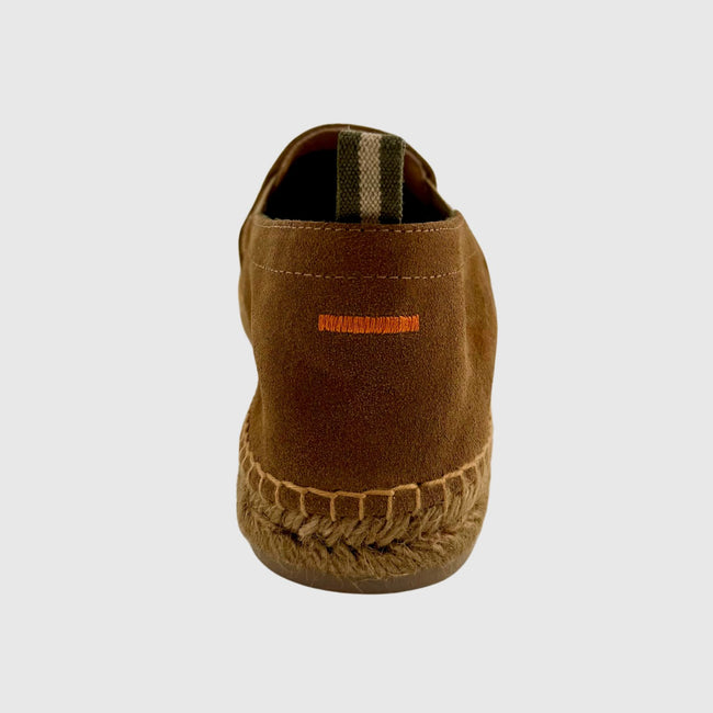Espadrilles – JOEL T Cowhide Leather (Suede), Sheepskin leather & Rubber Soles + Elastic Side Straps