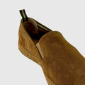 Espadrilles – JOEL T Cowhide Leather (Suede), Sheepskin leather & Rubber Soles + Elastic Side Straps