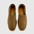 Espadrilles – PORTO Braided Cowhide Leather (Suede), Sheepskin leather & Rubber Soles