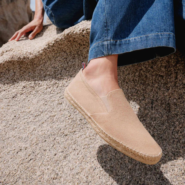 Espadrilles - JOEL Organic Cotton, Sheepskin leather & Rubber Soles