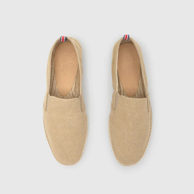 Espadrilles - JOEL Organic Cotton, Sheepskin leather & Rubber Soles
