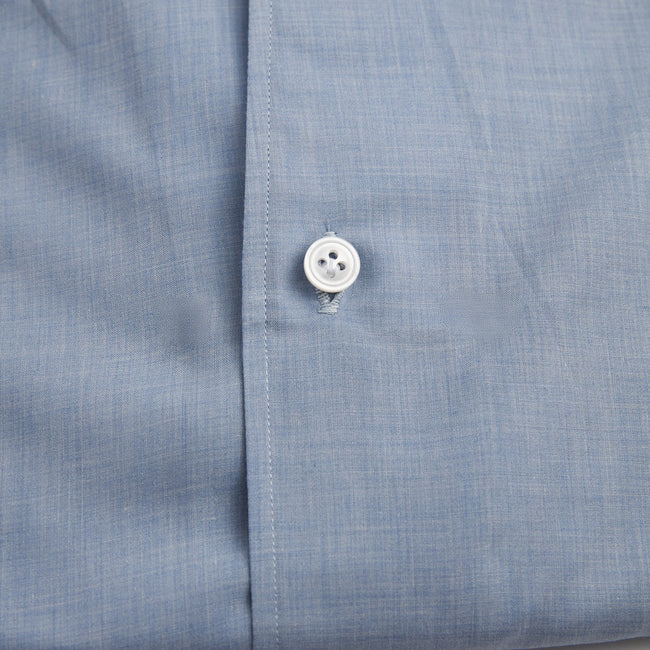 Shirt – Cotton Fil-A-Fil Weave Single Cuff, Button-Down Under, Open Collar