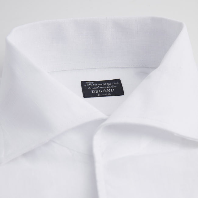 Shirt – Linen Single Cuff, Button-Down Under, Open Collar