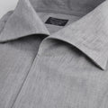 Shirt – Linen Single Cuff, Button-Down Under, Open Collar