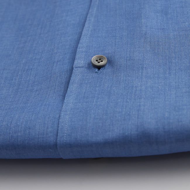 Shirt – Linen Single Cuff, Button-Down Under, Open Collar