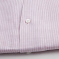 Shirt – Striped Linen Single Cuff, Button-Down Under, Open Collar