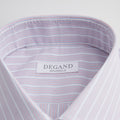 Shirt – Striped Cotton Single Cuff, Italian Collar