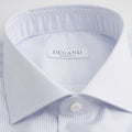 Shirt – Striped Cotton Double Cuff, Italian Collar