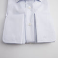 Shirt – Striped Cotton Double Cuff, Italian Collar